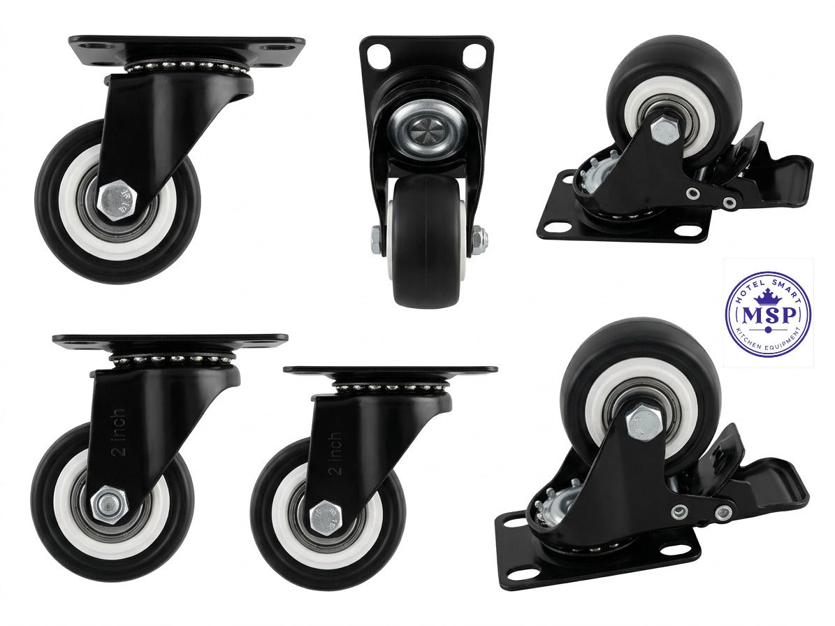 CASTORS/WHEELS 2" (4Pc)