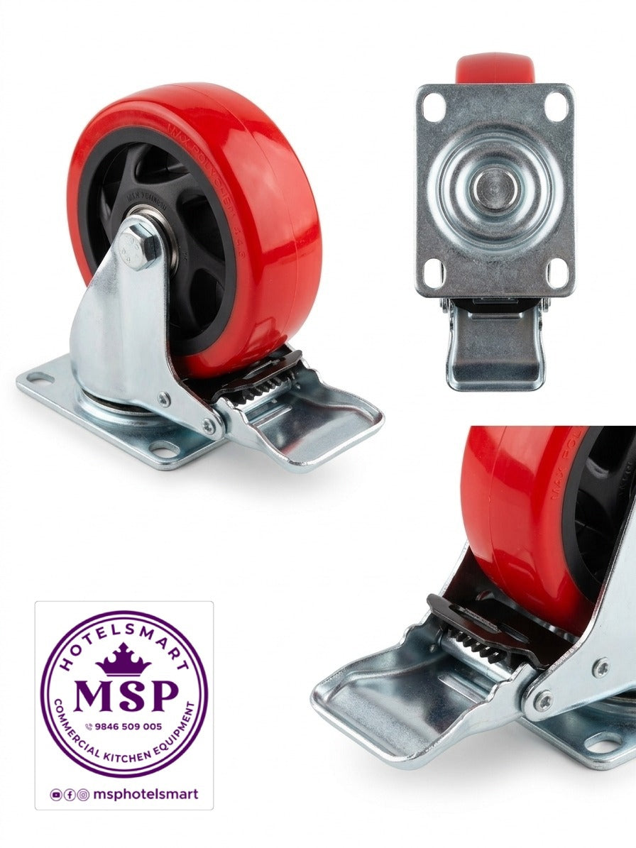 CASTORS/WHEELS 4"(4Pc)